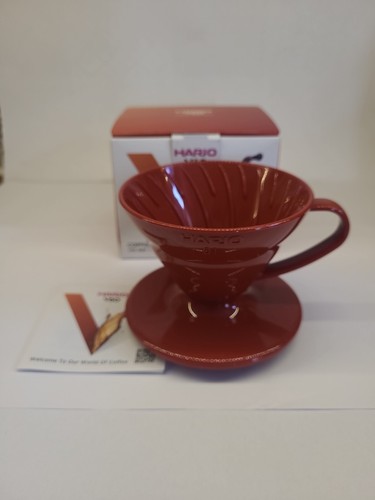 Hario v60 vdr plastic - v60, vdr-01-r