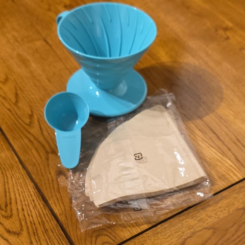 Hario v60 teal - coffee, dripper