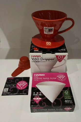 Hario v60 vdc ceramic - v60, vdc-01-r